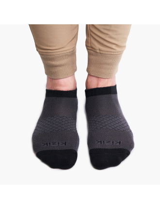 New Season Kizik Ankle Socks - Charcoal New Release