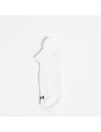 New Season Kizik Ankle Socks - White On Hand Now