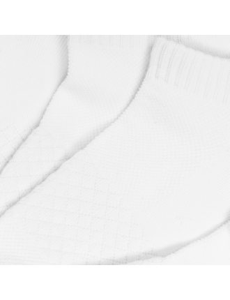 New Season Kizik Ankle Socks - White - 3 Pack Fresh Release