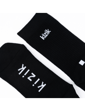 New Season Kizik Crew Socks - Black Immediate Availability