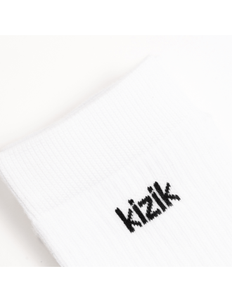 New Season Kizik Crew Socks - White Just Launched